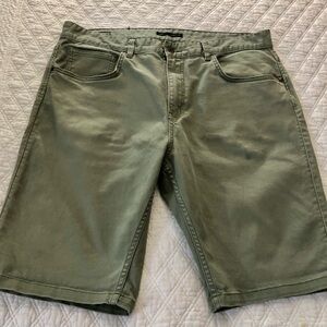 Globe Olive Green Flat Front Shorts
